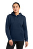 Nike Women's Club Fleece Sleeve Swoosh Pullover Hoodie NKFD9889 Midnight Navy