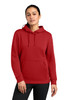 Nike Women's Club Fleece Sleeve Swoosh Pullover Hoodie NKFD9889 University Red