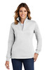 Sport-Tek® Ladies 1/4-Zip Sweatshirt. LST253 White XS