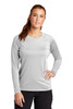 Sport-Tek ® Ladies Long Sleeve Rashguard Tee. LST470LS White