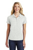 Sport-Tek ® Ladies PosiCharge ® Electric Heather Polo. LST590 Silver Electric