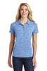 Sport-Tek ® Ladies PosiCharge ® Electric Heather Polo. LST590 True Royal Electric