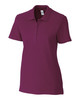 Clique Addison All Cotton Pique Short Sleeve Womens Polo LQK00069 Bordeaux