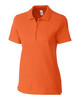 Clique Addison All Cotton Pique Short Sleeve Womens Polo LQK00069 Orange