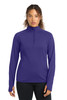 Sport-Tek® Women's Sport-Wick® Stretch 1/4-Zip Pullover. LST850 Purple