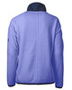 Cutter & Buck Cascade Eco Fleece Womens Full Zip Jacket LCO00055 Hyacinth/Navy Blue