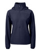 Cutter & Buck Charter Eco Recycled Womens Anorak Jacket LCO00062 Navy Blue 2