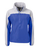 Cutter & Buck Charter Eco Recycled Womens Anorak Jacket LCO00062 Tour Blue/Polished 2