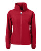 Cutter & Buck Charter Eco Recycled Womens Full-Zip Jacket LCO00061 Cardinal Red 2