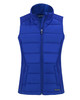 Cutter & Buck Evoke Hybrid Softshell Recycled Womens Full Zip Vest LCO00065 Tour Blue