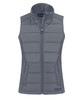 Cutter & Buck Evoke Hybrid Softshell Recycled Womens Full Zip Vest LCO00065 Elemental Grey 2