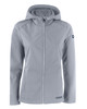 Cutter & Buck Evoke Softshell Recycled Full Zip Womens Jacket LCO00066 Concrete 2