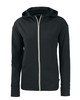Cutter & Buck Daybreak Eco Recycled Womens Full Zip Hoodie LCK00168 Black