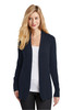 Port Authority® Ladies Open Front Cardigan Sweater. LSW289 Navy