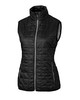 Cutter & Buck Rainier PrimaLoft® Womens Eco Insulated Full Zip Puffer Vest LCO00008 Black