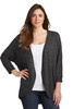 Port Authority ® Ladies Marled Cocoon Sweater. LSW416 Black Marl