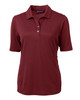 Cutter & Buck Virtue Eco Pique Recycled Womens Polo LCK00127 Bordeaux