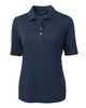 Cutter & Buck Virtue Eco Pique Recycled Womens Polo LCK00127 Navy Blue