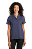 Port Authority ® Ladies Short Sleeve Performance Staff Shirt LW400 True Navy