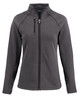 Cutter & Buck Peshastin Fleece Recycled Womens Full Zip Jacket LCK00200 Black Heather
