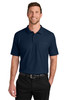 Port Authority® Tall Wearever Signature Pique Pocket Polo TLK200P River Blue Navy