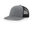 Richardson Trucker Cap 112 Heather Grey/ Black