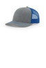 Richardson Trucker Cap 112 Heather Grey/ Royal