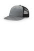 Richardson Five-Panel Trucker 112FP Heather Grey/ Black