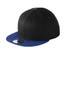 New Era® - Flat Bill Snapback Cap. NE400 Black/ Royal