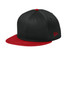 New Era® - Flat Bill Snapback Cap. NE400 Flag Black/ Scarlet