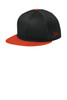 New Era® - Flat Bill Snapback Cap. NE400 Flag Black/ Team Orange