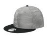 New Era ® Camo Flat Bill Snapback Cap NE407 Black/ Rainstorm Grey Camo