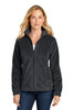 Port Authority® Women's Plush Fleece Full-Zip Jacket L190 Black