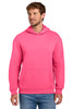 Port & Co™ Easy Fleece Pullover Hooded Sweatshirt PC68H Neon Pink
