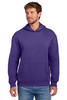 Port & Co™ Easy Fleece Pullover Hooded Sweatshirt PC68H Team Purple
