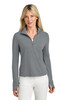 TravisMathew Women's Onward 1/2-Zip TMA42778 Quiet Shade Grey Heather