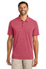 TravisMathew Crestview Polo TMA46371 Scooter Red Heather