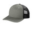 Port Authority® Youth Snapback Trucker Cap YC402 Heather Grey/ Black