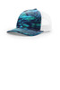 Richardson Printed Five-Panel Trucker 112PFP Kryptek Pontus/ White