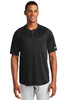 New Era ® Diamond Era 2-Button Jersey. NEA221 Black