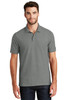 New Era ® Venue Home Plate Polo. NEA300 Graphite Heather