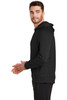 New Era ® Venue Fleece Pullover Hoodie. NEA520 Black Alt