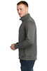 New Era ® Performance Terry Full-Zip NEA530 Graphite Heather  Side