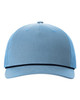 Five-Panel Trucker Rope Cap Columbia Blue/ Navy