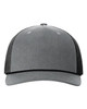 Five-Panel Trucker Rope Cap Heather Grey/ Black