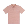 Poncho Field Performance Polo Striped Burnt Orange