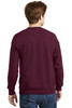 Hanes® - EcoSmart® Crewneck Sweatshirt.  P160 Maroon Back