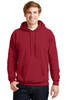Hanes® EcoSmart®  - Pullover Hooded Sweatshirt.  P170 Deep Red