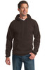 Port & Company® -  Essential Fleece Pullover Hooded Sweatshirt.  PC90H Dark ChocolateBrown