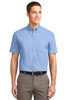 Port Authority® Short Sleeve Easy Care Shirt.  S508 Light Blue/ Light Stone